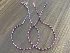 ハンドメイド ミサンガ アンクレット 2本セットのサムネイル