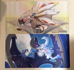 ポケモンカード中国限定 リーリエ プレイマット ソルガレオ ルナアーラ 2点