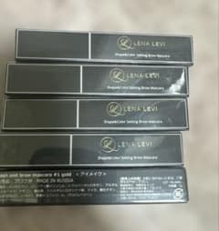 LENA LEVI 眉マスカラ #1 gold 5本セット - メルカリ