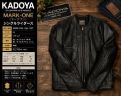 値下げ（美品）KADOYA カドヤ MARK-ONE LL ライダース 廃盤 - メルカリ
