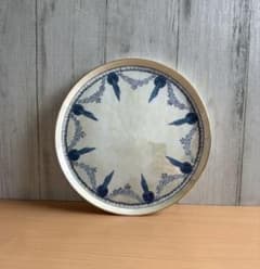 希少 オールドノリタケ ラスター彩 ブルーリボン 大皿 30cm RC印 飾り