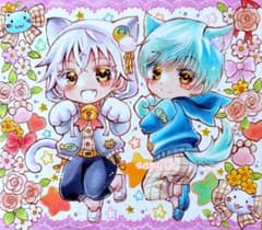 手描きイラスト　小色紙のサムネイル