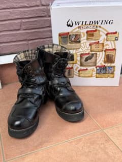 WILDWING 黒 ブーツ バイク　23.5のサムネイル