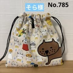 感謝価格 おやつ入れ 猫柄 巾着 ハンドメイド 小物入れ - メルカリ
