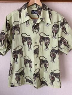 dress hippy Tiger Hawaiian shirt(GREEN)のサムネイル