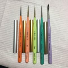 ラピジェル ライナー筆アンギュラー筆セットのサムネイル