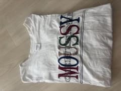 MOUSSY 半袖Tシャツ ホワイト ロゴ刺繍のサムネイル