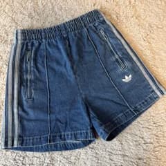【値下げ】adidas デニム ショートパンツ　セットアップのサムネイル