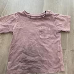 B:MING ミッキー Tシャツ くすみピンク 90cmのサムネイル