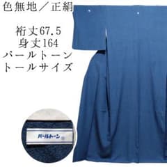 色無地／正絹／パールトーン加工／トールサイズ／三つ紋／共八掛【AA