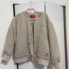 Dickies コーデュロイ ノーカラー ジャケット ベージュのサムネイル