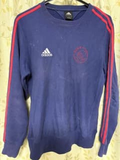 adidas アヤックス AJAX トレーナー スウェット ネイビー レッド