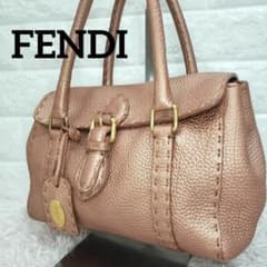 FENDI フェンディ セレリア ミニリンダ ミニハンドバッグ ピンク