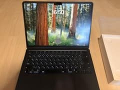 美品】M2チップ13インチMacBook Air ミッドナイト最大容量100% - メルカリ