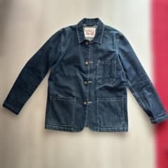 メンズM】リーバイス Levis カバーオール デニムジャケット - メルカリ