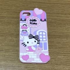 ハローキティ　シリコンケース　ピンク　iPhone5 SE(第1世代)のサムネイル