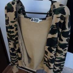 A BATHING APE シャークパーカー 迷彩のサムネイル