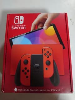 新品未使用 Nintendo Switch 本体 有機EL マリオレッドのサムネイル