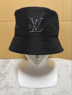 【極美品】ルイ・ヴィトン　M7725M バケットハット・LV スマッシュ レイン 再出品 正規品 ルイヴィトン M7725M バケットハット スマッシュ レイン