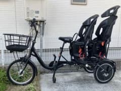 お値下げ中】ふたごじてんしゃ⭐︎アシストなし⭐︎チャイルドシート2