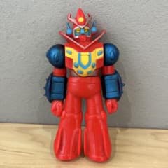 7-19 当時物 ブルマァク 合身戦隊メカンダーロボ ソフビ フィギュア
