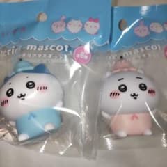 Chiikawa Soft Vinyl Interior Mascot [Brand New] Chiikawa Hachiware 2-Piece Set