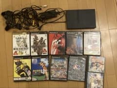 PlayStation 2 本体 ソフト11本セット　ジャンクのサムネイル
