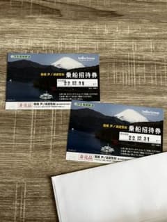 【ルンルン様専用】箱根芦ノ湖遊覧船　乗船招待券（フリーパス）のサムネイル