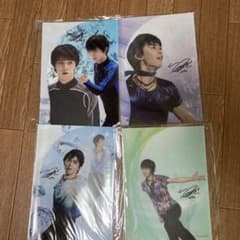 羽生結弦 クリアファイル 4枚セット 西川 - メルカリ