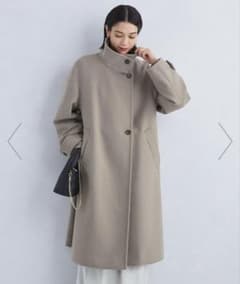 最終価格【UNITED ARROWS】メルトン スタンドカラーコート - メルカリ