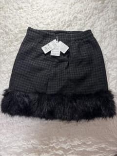 blackファー付きラメスカートINGNIのサムネイル
