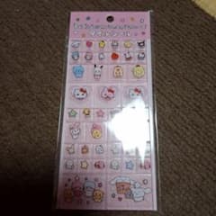 新品*チェゴシム サンリオキャラクターズ タイルシール ピンク
