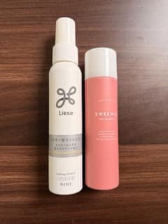 Liese シルキー髪オイルミスト SWEEMIE ドライシャンプーのサムネイル