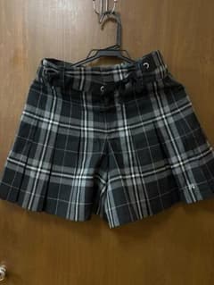 pom ponette junior チェック柄プリーツキュロット Lのサムネイル