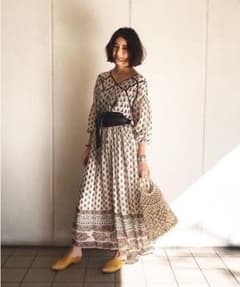 お値段交渉可能です！ロングワンピース ブラウス ワンピース チュニックのサムネイル