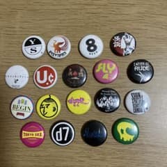 ライジングサンロックフェス　缶バッジセット 18個(2009年頃)のサムネイル