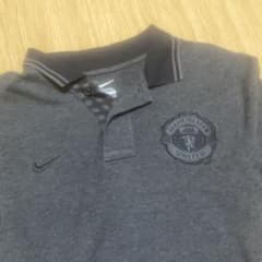 Nike Manchester United メンズ半袖ポロシャツ ダークグレ〜