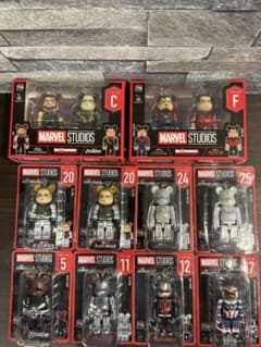 MARVEL ハッピーくじ キューブリックフィギュア まとめ買いのサムネイル