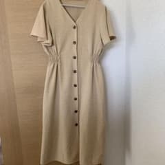 ロングワンピース ベージュのサムネイル