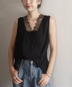 完売品】solstiss frenchlace ジレ plage プラージュ - メルカリ