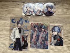 プロセカプロジェクトセカイ 青柳冬弥 缶バッジ クリアカードエピカ 7点セットのサムネイル
