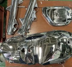 マジェスティ125メッキカバー5点セット - メルカリ