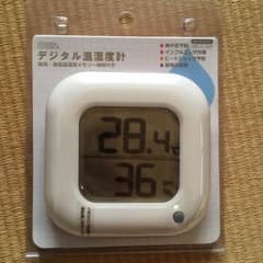 デジタル温湿度計【新品】のサムネイル