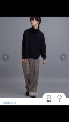 STUDIOUS オーバーサイズタートルネックニットのサムネイル