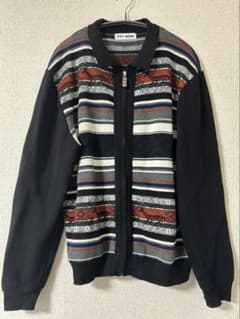 TTTMSW Nordic zip up cardigan Black - メルカリ