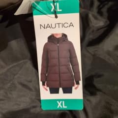NAUTICA レディース 中綿コート ジャケット JP/M ダークブラウンのサムネイル