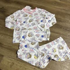 新品 タグ付 ぺこちゃん サンリオ コラボ 長袖 長ズボン パジャマ 130cm