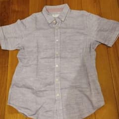 THE SHOP TK 半袖シャツ 紫色のサムネイル