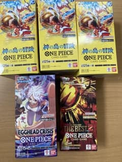 ゆ*影様 ワンピース　神の島の冒険　エッグヘッド テープ付き　新品　未開封 新品未開封・テープ付き】神の島の冒険 1box ワンピースカードゲーム