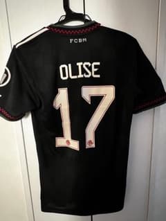 FCバイエルン OLISE 17 ブラックジャージ FCバイエルン オリーセ 17 ユニフォーム オーセン - メルカリ